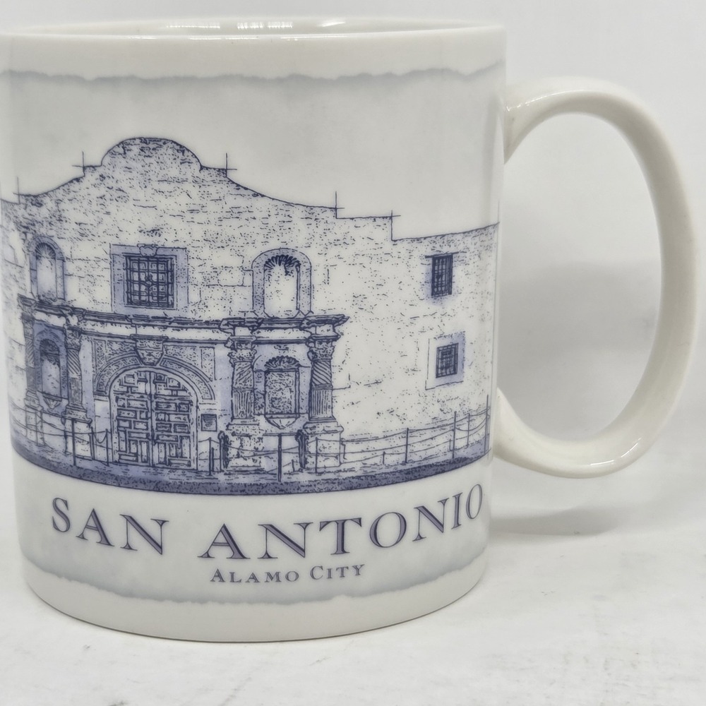 Starbucks San Antonio Texas Alamo Architecture Series Coffee Mug 18 oz 2006 VTG